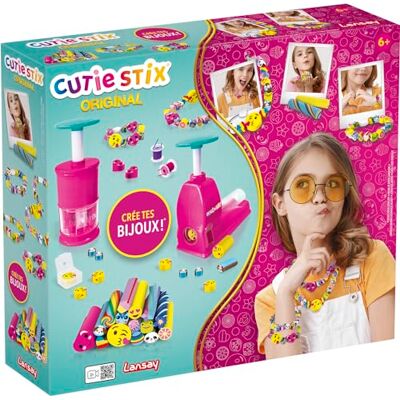 Lansay Cutie Stix knutselset, maken van kindersieraden, vanaf 6 jaar Lansay Cutie Stix knutselset, maken van kindersieraden, vanaf 6 jaar