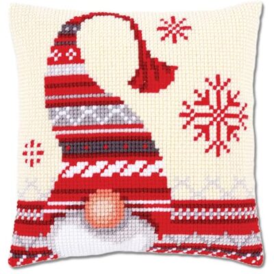 Vervaco Kruissteek Kit Complete Kussen Set KERSTLUTIN Decoratie Handmatig Borduurwerk Kit Volwassen Kunst Creatief Cadeau DIY ca. 40 x 40 cm Cross Stitch Borduurwerk Vervaco Kruissteek Kit Complete Kussen Set KERSTLUTIN Decoratie Handmatig Borduurwerk Kit Volwassen Kunst Creatief Cadeau DIY ca. 40 x 40 cm Cross Stitch Borduurwerk