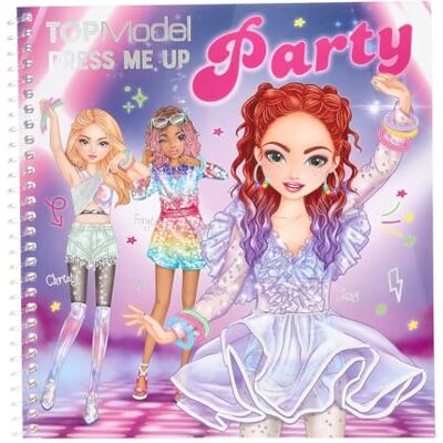 Depesche 13438 Topmodel Dress Me Up-boek, 24 geïllustreerde achtergrondpagina's om zelf te versieren, inclusief 11 vellen stickers, meerkleurig, eenheidsmaat Depesche 13438 Topmodel Dress Me Up-boek, 24 geïllustreerde achtergrondpagina's om zelf te versieren, inclusief 11 vellen stickers, meerkleurig, eenheidsmaat
