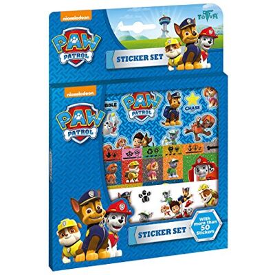 Totum Creatieve set Paw Patrol stickerset stickerset ca. 50 stuks en 1 scène karton Totum Creatieve set Paw Patrol stickerset stickerset ca. 50 stuks en 1 scène karton