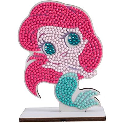 ART Diamantfiguurset – creatieve en speelse knutselactiviteit – volwassenen en kinderen – glinsterende decoratie in verschillende kleuren – Disney – de kleine zeemeermin ART Diamantfiguurset – creatieve en speelse knutselactiviteit – volwassenen en kinderen – glinsterende decoratie in verschillende kleuren – Disney – de kleine zeemeermin