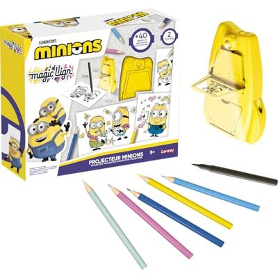 Lansay – Magic Line – Minions projector – tekenprojector voor kinderen vanaf 5 jaar – leren tekenen door reproductie – tekenactiviteit zonder scherm – creatieve hobby's voor kinderen thuis – tekenen Lansay – Magic Line – Minions projector – tekenprojector voor kinderen vanaf 5 jaar – leren tekenen door reproductie – tekenactiviteit zonder scherm – creatieve hobby's voor kinderen thuis – tekenen
