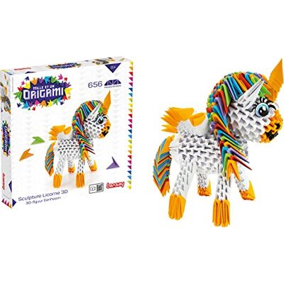 Lansay Duizend en één Origami 3D Eenhoorn Sculptuur Handmatige activiteiten Vanaf 8 jaar Lansay Duizend en één Origami 3D Eenhoorn Sculptuur Handmatige activiteiten Vanaf 8 jaar