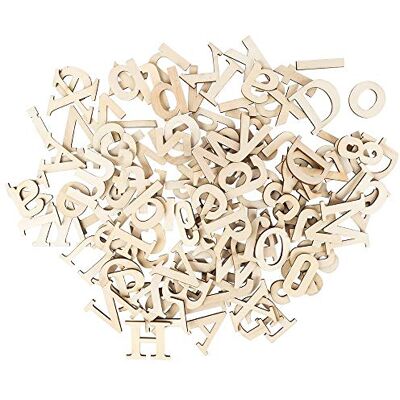 Ideen mit Herz Set van 124 houten letters en cijfers van hout, hoofdletters en kleine letters van A tot Z, cijfers 0 tot 9, ca. 4,5 cm hoog, ideaal voor knutselen, schilderen en decoreren Ideen mit Herz Set van 124 houten letters en cijfers van hout, hoofdletters en kleine letters van A tot Z, cijfers 0 tot 9, ca. 4,5 cm hoog, ideaal voor knutselen, schilderen en decoreren