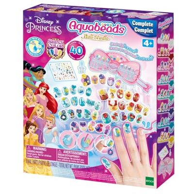 AQUA BEADS Aquabeads De Disney prinsessen manicureset Knutselset Handactiviteit voor kinderen in alle autonomie Set waterparels Speelgoed voor kinderen vanaf 4 jaar 35006 AQUA BEADS Aquabeads De Disney prinsessen manicureset Knutselset Handactiviteit voor kinderen in alle autonomie Set waterparels Speelgoed voor kinderen vanaf 4 jaar 35006