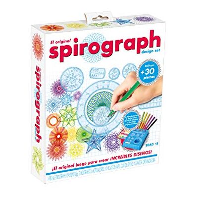 World Brands Spirograph Design Set, tekenset, knutselen, sjablonen om te schilderen, mozaïeken voor kinderen, tekenen, cadeaus voor kinderen, meerkleurig (80978) World Brands Spirograph Design Set, tekenset, knutselen, sjablonen om te schilderen, mozaïeken voor kinderen, tekenen, cadeaus voor kinderen, meerkleurig (80978)