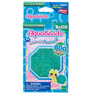 AQUA BEADS Aquabeads De navulverpakking met groene parels – 32698 – navulkleur – creatieve vrije tijd AQUA BEADS Aquabeads De navulverpakking met groene parels – 32698 – navulkleur – creatieve vrije tijd