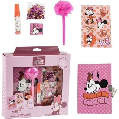 CERDÁ LIFE'S LITTLE MOMENTS Minnie Journal Set Kinderdagboek met Fuzzy Pen, stickers en accessoires met Minnie Mouse-thema voor creatieve meisjes die graag schrijven, tekenen en hun eigen wereld personaliseren CERDÁ LIFE'S LITTLE MOMENTS Minnie Journal Set Kinderdagboek met Fuzzy Pen, stickers en accessoires met Minnie Mouse-thema voor creatieve meisjes die graag schrijven, tekenen en hun eigen wereld personaliseren