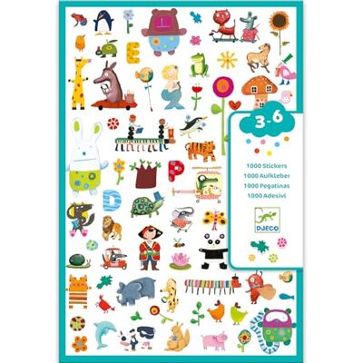 Djeco DJ08950 Gemengde kleine zelfklevende cadeautjes Djeco DJ08950 Gemengde kleine zelfklevende cadeautjes