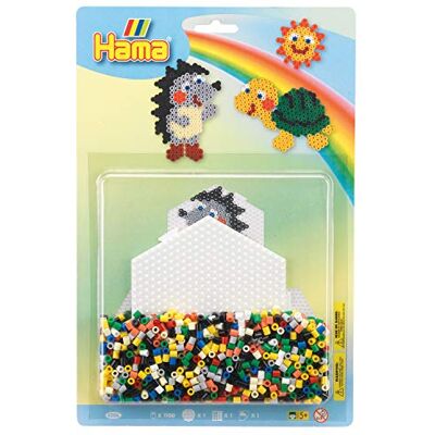 Hama Turtle Large blisterverpakking, strijkkralen, 4206, meerkleurig, Eén maat Hama Turtle Large blisterverpakking, strijkkralen, 4206, meerkleurig, Eén maat