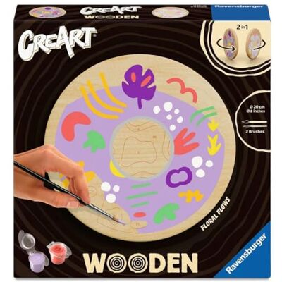 Ravensburger CreArt Wooden Bloemen Ströme Ravensburger CreArt Wooden Bloemen Ströme