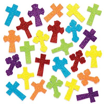Baker Ross Traverse Briller stickers voor kinderen, 120-delige set Baker Ross Traverse Briller stickers voor kinderen, 120-delige set