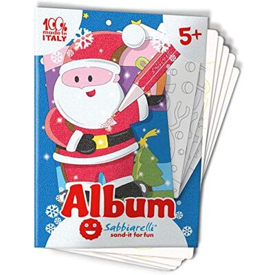 Sabbiarelli Sand-it For Fun Kerstalbum 5 zelfklevende ontwerpen A5 voor zandkunst gekleurd zand niet inbegrepen Kerstmis knutselen voor kinderen 5-12 jaar Contient 5 dessins adhésifs A5 100% Made in Italy Loisirs créatifs Enfants 5-12 ans SA Sabbiarelli Sand-it For Fun Kerstalbum 5 zelfklevende ontwerpen A5 voor zandkunst gekleurd zand niet inbegrepen Kerstmis knutselen voor kinderen 5-12 jaar Contient 5 dessins adhésifs A5 100% Made in Italy Loisirs créatifs Enfants 5-12 ans SA