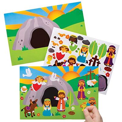 Baker Ross Heilige Week Sticker Scene 5-delige set Baker Ross Heilige Week Sticker Scene 5-delige set