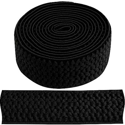 AERZETIX C67358 Riem/elastische band plat geweven 2 m voor bretels breedte 40 mm kleur zwart broek maken fourniturerie handwerk kleding stof AERZETIX C67358 Riem/elastische band plat geweven 2 m voor bretels breedte 40 mm kleur zwart broek maken fourniturerie handwerk kleding stof