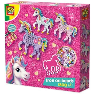 Creative 14728 Eenhoorn, ijzeren kralen, creatieve set voor kinderen vanaf 5 jaar, maak 3 magische eenhoornmotieven met 1800 kleurrijke kralen Creative 14728 Eenhoorn, ijzeren kralen, creatieve set voor kinderen vanaf 5 jaar, maak 3 magische eenhoornmotieven met 1800 kleurrijke kralen