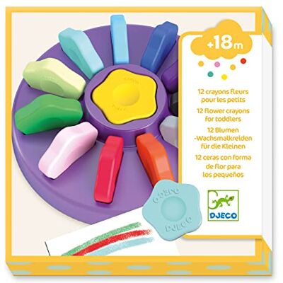 Djeco 1 kleuren voor kinderen in bloemvorm (39005) meerkleurig Djeco 1 kleuren voor kinderen in bloemvorm (39005) meerkleurig