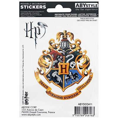 ABYSTYLE Harry Potter Stickers 16 x 11 cm Hogwarts Casas meerkleurig ABYSTYLE Harry Potter Stickers 16 x 11 cm Hogwarts Casas meerkleurig