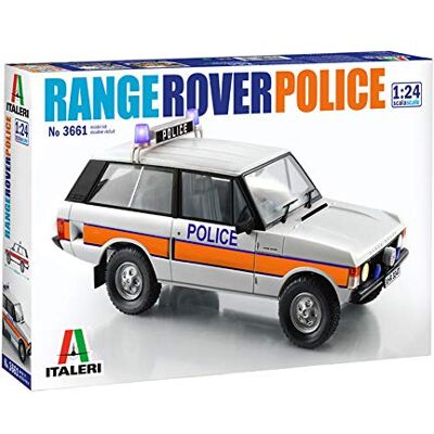 Italeri Range Rover Police 3661S 1:24 modelbouw standbouwset knutselen lijmen kunststof set gedetailleerde details Italeri Range Rover Police 3661S 1:24 modelbouw standbouwset knutselen lijmen kunststof set gedetailleerde details