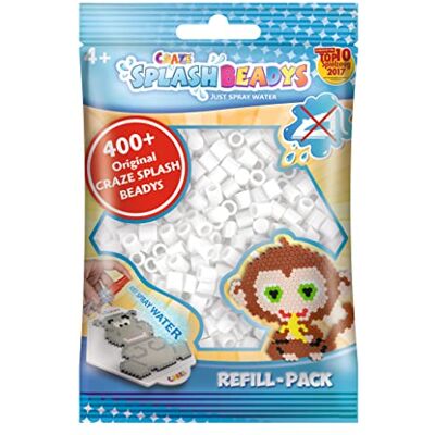 CRAZE Splash Beads 11423 Vervangende parelvullingen, wit, om te strijken, strijkvrij CRAZE Splash Beads 11423 Vervangende parelvullingen, wit, om te strijken, strijkvrij