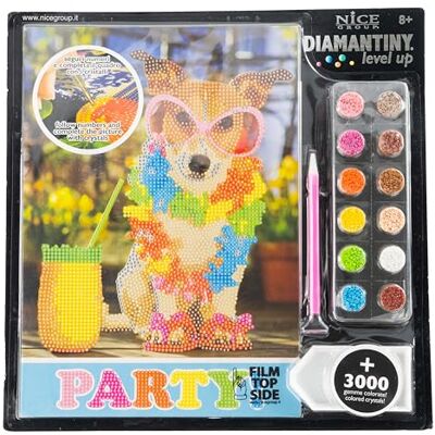 DIAMANTINY 96103, Level Up Nice Group Creative Art, Diamond Painting Set voor PETS-mozaïek, party, meerkleurig DIAMANTINY 96103, Level Up Nice Group Creative Art, Diamond Painting Set voor PETS-mozaïek, party, meerkleurig