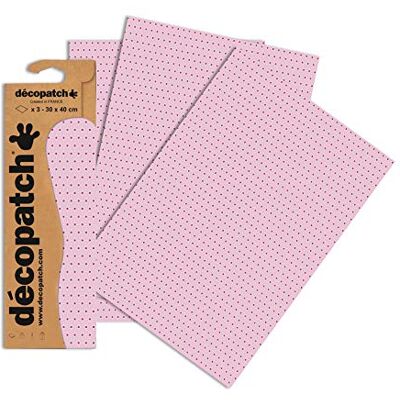 décopatch C659O – een zakje met 3 vellen bedrukt papier, 30 x 40 cm, roze tangram décopatch C659O – een zakje met 3 vellen bedrukt papier, 30 x 40 cm, roze tangram