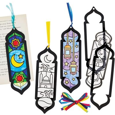 Baker Ross FN362 Ramadan Kleurbladwijzerset, 10 stuks, Ramadan Craft Kits, Bookmark Making for Kids Baker Ross FN362 Ramadan Kleurbladwijzerset, 10 stuks, Ramadan Craft Kits, Bookmark Making for Kids