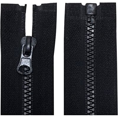 AERZETIX C63882 10 stuks ritssluitingen nr. 3 met kunststof tanden 70 cm deelbaar metalen schuif zwart ritssluiting voor kleding, naaien, jassen, fournituren AERZETIX C63882 10 stuks ritssluitingen nr. 3 met kunststof tanden 70 cm deelbaar metalen schuif zwart ritssluiting voor kleding, naaien, jassen, fournituren
