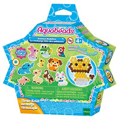 AQUA BEADS Aquabeads Navulverpakking voor dieren 31915, meerkleurig AQUA BEADS Aquabeads Navulverpakking voor dieren 31915, meerkleurig