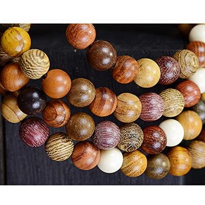 CarpenterC 200 stuks 8 mm prachtige natuurlijke kralen gepolijst rond van palissanderhout, los voor het maken van sieraden, doe-het-zelf, handwerk, handwerk CarpenterC 200 stuks 8 mm prachtige natuurlijke kralen gepolijst rond van palissanderhout, los voor het maken van sieraden, doe-het-zelf, handwerk, handwerk