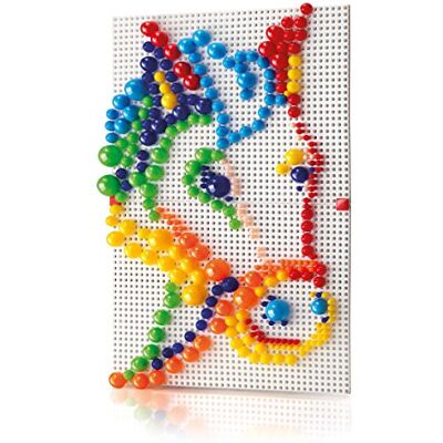 Quercetti 0851 Fantacolor Modular 2 creatieve hobby's – mozaïekspel Quercetti 0851 Fantacolor Modular 2 creatieve hobby's – mozaïekspel
