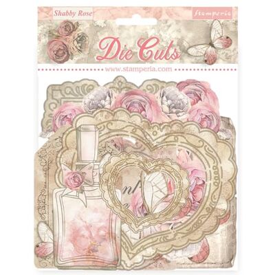 Stamperia DFLDC99 Die Cuts, meerkleurig, 17,3 x 17,3 x 0,3 cm Stamperia DFLDC99 Die Cuts, meerkleurig, 17,3 x 17,3 x 0,3 cm