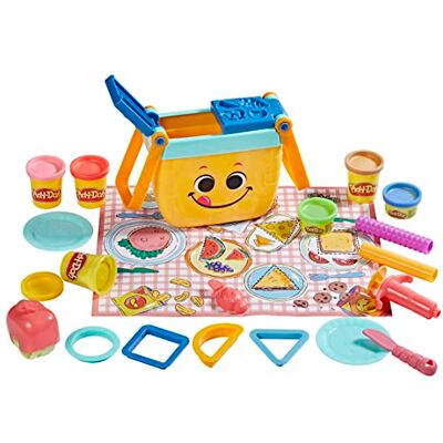 Play-Doh Ontdekkingsdoos voor picknicks, modelleerpasta voor kinderen vanaf 3 jaar, educatief spel voor meisjes en jongens, handmatige activiteit Play-Doh Ontdekkingsdoos voor picknicks, modelleerpasta voor kinderen vanaf 3 jaar, educatief spel voor meisjes en jongens, handmatige activiteit