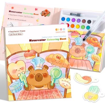gesboole Kleurboek Kleurboek op waterbasis voor kinderen van 3 tot 8 jaar, creatieve aquarelschilderset om te knutselen en te leren, educatief speelgoed en cadeau-idee voor jongens en meisjes gesboole Kleurboek Kleurboek op waterbasis voor kinderen van 3 tot 8 jaar, creatieve aquarelschilderset om te knutselen en te leren, educatief speelgoed en cadeau-idee voor jongens en meisjes