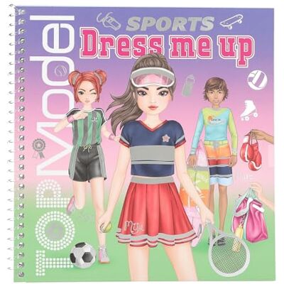 Depesche 13808 Topmodel Dress Me Up sportstickerboek, met 24 pagina's sportmotieven om te personaliseren, met 11 stickervellen Depesche 13808 Topmodel Dress Me Up sportstickerboek, met 24 pagina's sportmotieven om te personaliseren, met 11 stickervellen