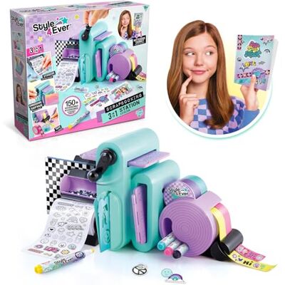 Canal Toys 3-in-1 Scrapbooking Studio Personaliseer je notitieboek Inclusief 150+ DIY accessoires, urenlang creativiteit, embossing en stickers vanaf 6 jaar OFG 275 Canal Toys 3-in-1 Scrapbooking Studio Personaliseer je notitieboek Inclusief 150+ DIY accessoires, urenlang creativiteit, embossing en stickers vanaf 6 jaar OFG 275