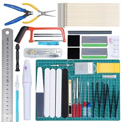 WiMas 64-delige gereedschapsset model Gundam, Hobby Building Craft Set, model Gundam basisgereedschap voor de reparatie van bouwmodellen WiMas 64-delige gereedschapsset model Gundam, Hobby Building Craft Set, model Gundam basisgereedschap voor de reparatie van bouwmodellen