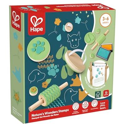 Hape Wonderen van de natuur stempelset Hape Wonderen van de natuur stempelset