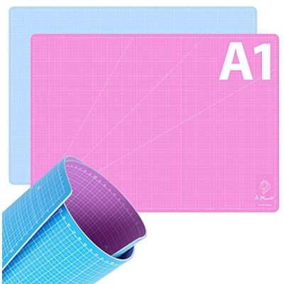 La Manuli Snijmat, zelfherstellend, A1, 90 x 60 cm, 5 lagen, aan beide zijden te gebruiken, goed als bureauonderlegger, naai-accessoires, schilderonderlegger voor kinderen, knutselen, doe-het-zelf zelfhealing snijmat (A1) La Manuli Snijmat, zelfherstellend, A1, 90 x 60 cm, 5 lagen, aan beide zijden te gebruiken, goed als bureauonderlegger, naai-accessoires, schilderonderlegger voor kinderen, knutselen, doe-het-zelf zelfhealing snijmat (A1)
