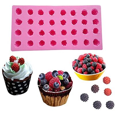 ZQWE 3D siliconen vorm voor moerbeivruchten framboos 32 gaten kleine aardbeien chocolade koekjes dessert bakken epoxy klei mallen ZQWE 3D siliconen vorm voor moerbeivruchten framboos 32 gaten kleine aardbeien chocolade koekjes dessert bakken epoxy klei mallen