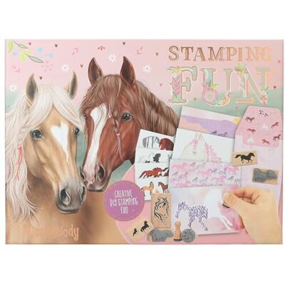 Depesche Miss Melody Stamping Fun 12128 Creatieve set voor het maken van kaarten en brieven, met papier, enveloppen, stempels, stickers enz. Depesche Miss Melody Stamping Fun 12128 Creatieve set voor het maken van kaarten en brieven, met papier, enveloppen, stempels, stickers enz.