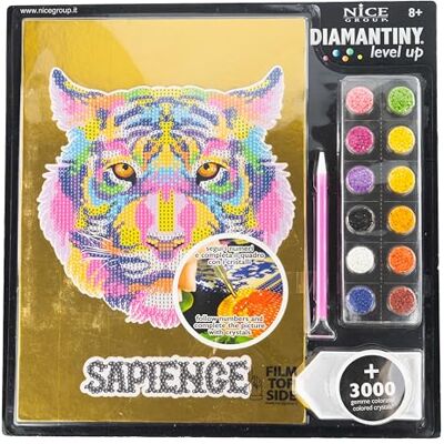 DIAMANTINY Level Up Nice Group Creative Art Diamond Painting Kit gecreëerd Pop Mozaïek Tiger DIAMANTINY Level Up Nice Group Creative Art Diamond Painting Kit gecreëerd Pop Mozaïek Tiger