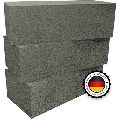 ELES VIDA Bloemenmassa, 3 stuks, 23 x 11 x 7,5 cm, stempelen, bakstenen voor bloemstukken, in elkaar grijpende spons voor doe-het-zelf, feest, auto, bruiloft, cadeau, in Duitsland ELES VIDA Bloemenmassa, 3 stuks, 23 x 11 x 7,5 cm, stempelen, bakstenen voor bloemstukken, in elkaar grijpende spons voor doe-het-zelf, feest, auto, bruiloft, cadeau, in Duitsland