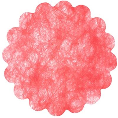Ciao Envelop met 100 decoraties, Flower Poly Lab (Ø 24 cm), rood Ciao Envelop met 100 decoraties, Flower Poly Lab (Ø 24 cm), rood