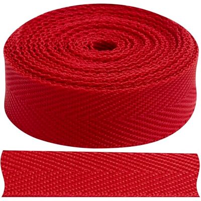 AERZETIX C77575 Polypropyleen Gallonband 4,5 meter x 25 mm Kleur rood AERZETIX C77575 Polypropyleen Gallonband 4,5 meter x 25 mm Kleur rood