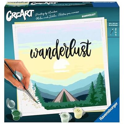 Ravensburger CreArt Malen nach Zahlen 20269 Wanderlust ab 12 Jahren Ravensburger CreArt Malen nach Zahlen 20269 Wanderlust ab 12 Jahren