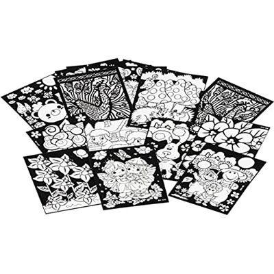 Creativ Fluwelen afbeeldingen, afm. 25 x 19 cm, 16 stuks Creativ Fluwelen afbeeldingen, afm. 25 x 19 cm, 16 stuks