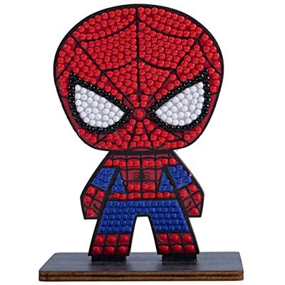ART Diamantfiguurset – creatieve en speelse knutselactiviteit – volwassenen en kinderen – glinsterende decoratie in verschillende kleuren – Marvel – Spider-Man ART Diamantfiguurset – creatieve en speelse knutselactiviteit – volwassenen en kinderen – glinsterende decoratie in verschillende kleuren – Marvel – Spider-Man