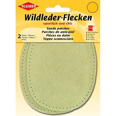 Kleiber patch van suède, 12 x 10 cm, ovaal, 1 paar, beige Kleiber patch van suède, 12 x 10 cm, ovaal, 1 paar, beige