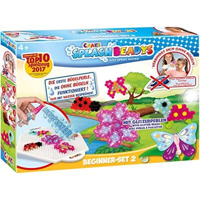 CRAZE Splash Beadys 15308 Set voor kinderen, voor beginners, kralen, om te lijmen, waterparels, creatief, strijkvrij, handwerk, kinderen CRAZE Splash Beadys 15308 Set voor kinderen, voor beginners, kralen, om te lijmen, waterparels, creatief, strijkvrij, handwerk, kinderen